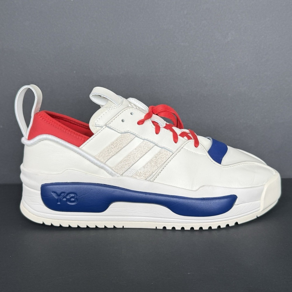 Y-3‎ Rivalry IE7260 Yohji Yamamoto x adidas White Blue Red Sneakers Men's 11 EUC